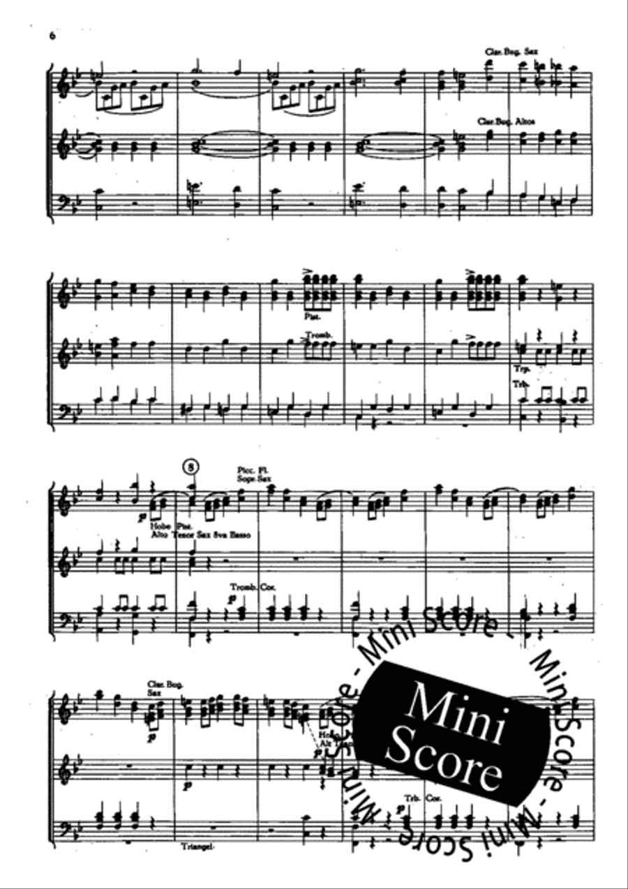 Heimkehr Aus Der Fremde Fanfare Band scores gallery preview page 8