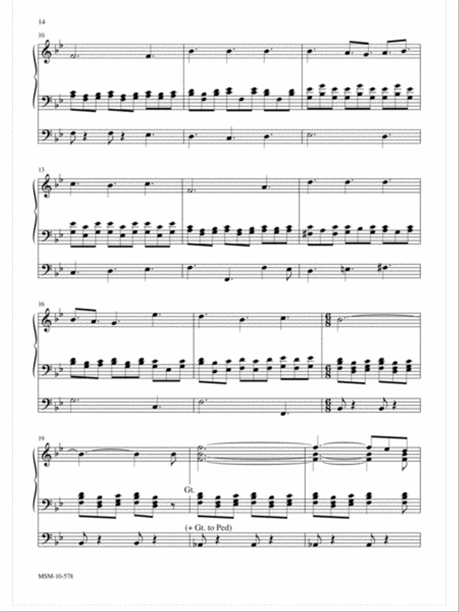 Sing Praise to the Lord Sing Praise to the Lord Organ scores gallery preview page 2