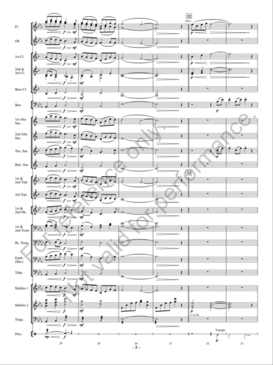 The Meeting Place Concert Band scores gallery preview page 9