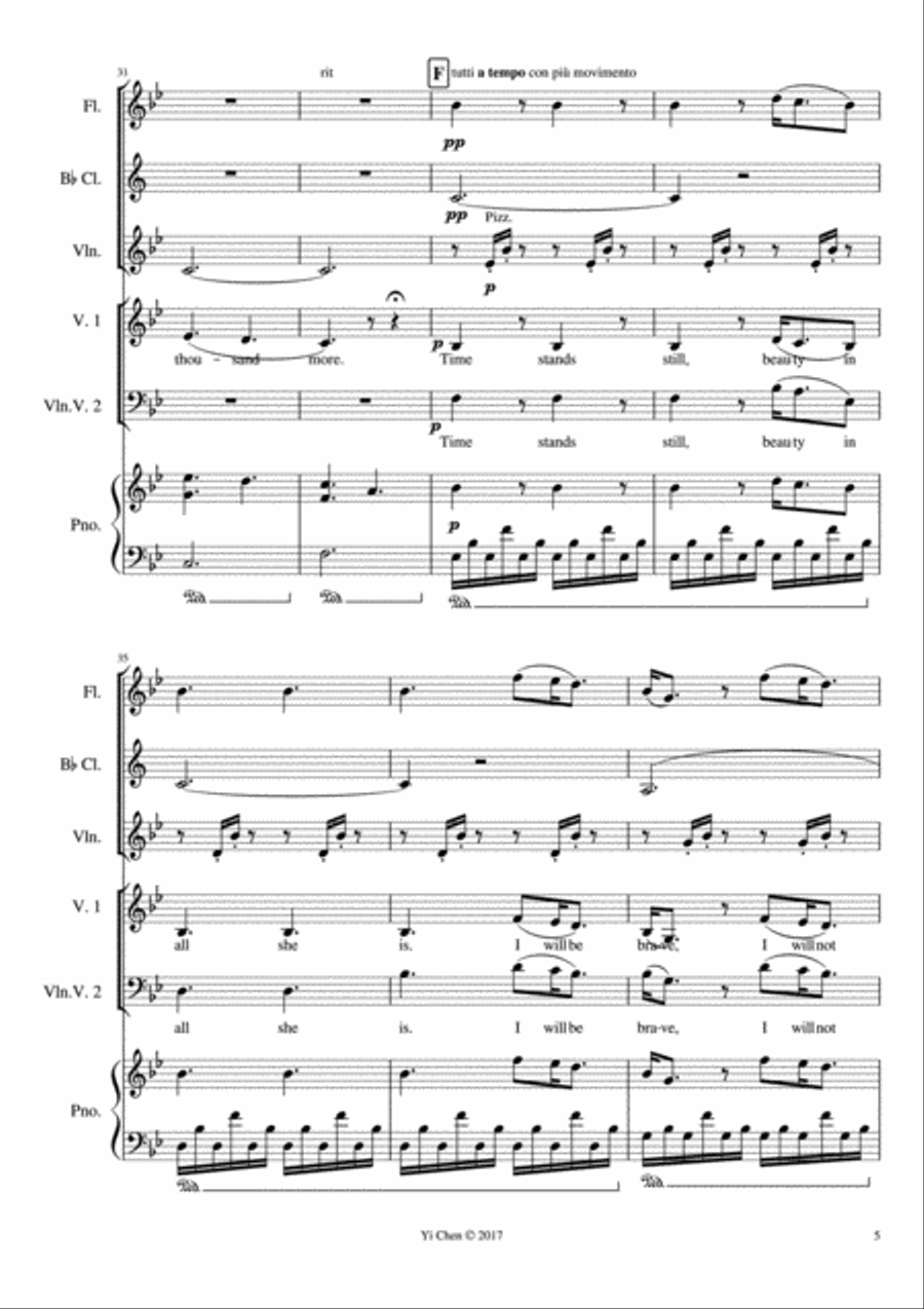 A Thousand Years Piano, Vocal, Guitar scores gallery preview page 5