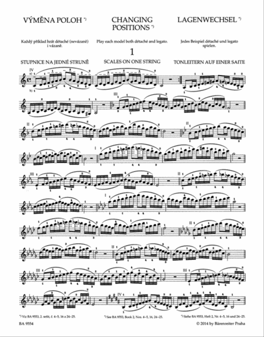 School of Violin Technique op. 1 (Book 3) Violin scores gallery preview page 2