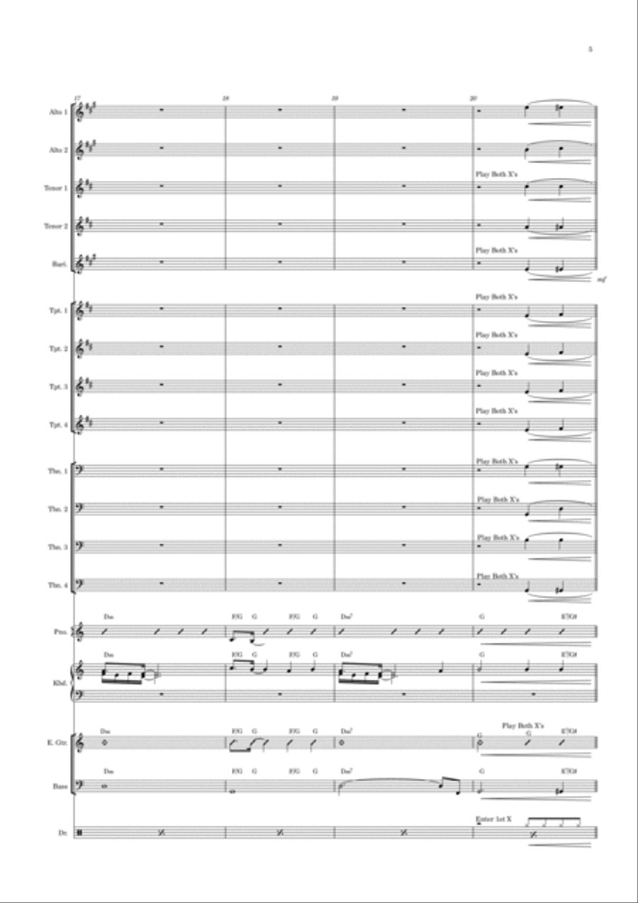 The Wind Beneath My Wings Alto Saxophone scores gallery preview page 5