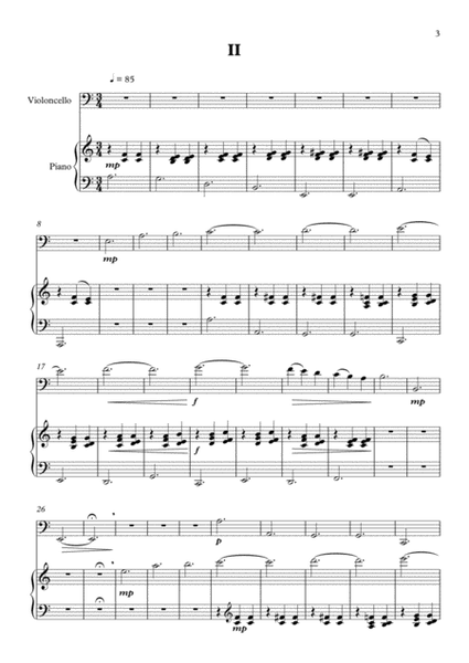 Sonatina No. 1 for Cello and Piano