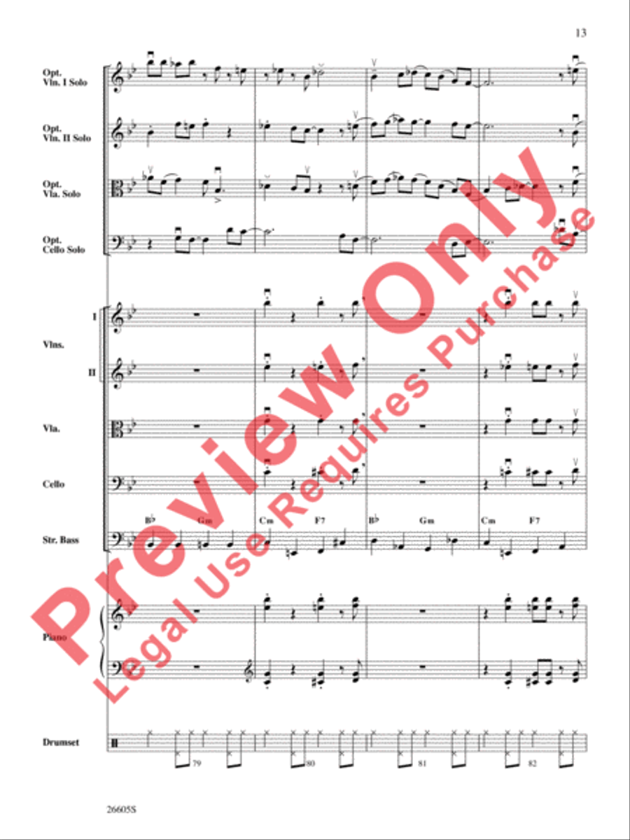 I Got Rhythm String Orchestra scores gallery preview page 14