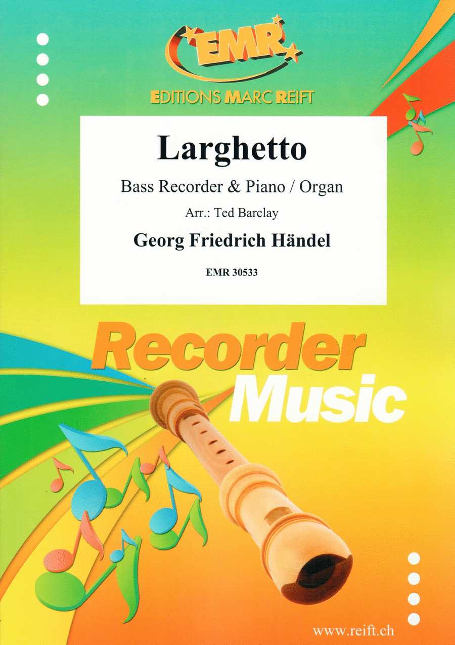 Larghetto Larghetto Bass Recorder scores gallery preview page 1
