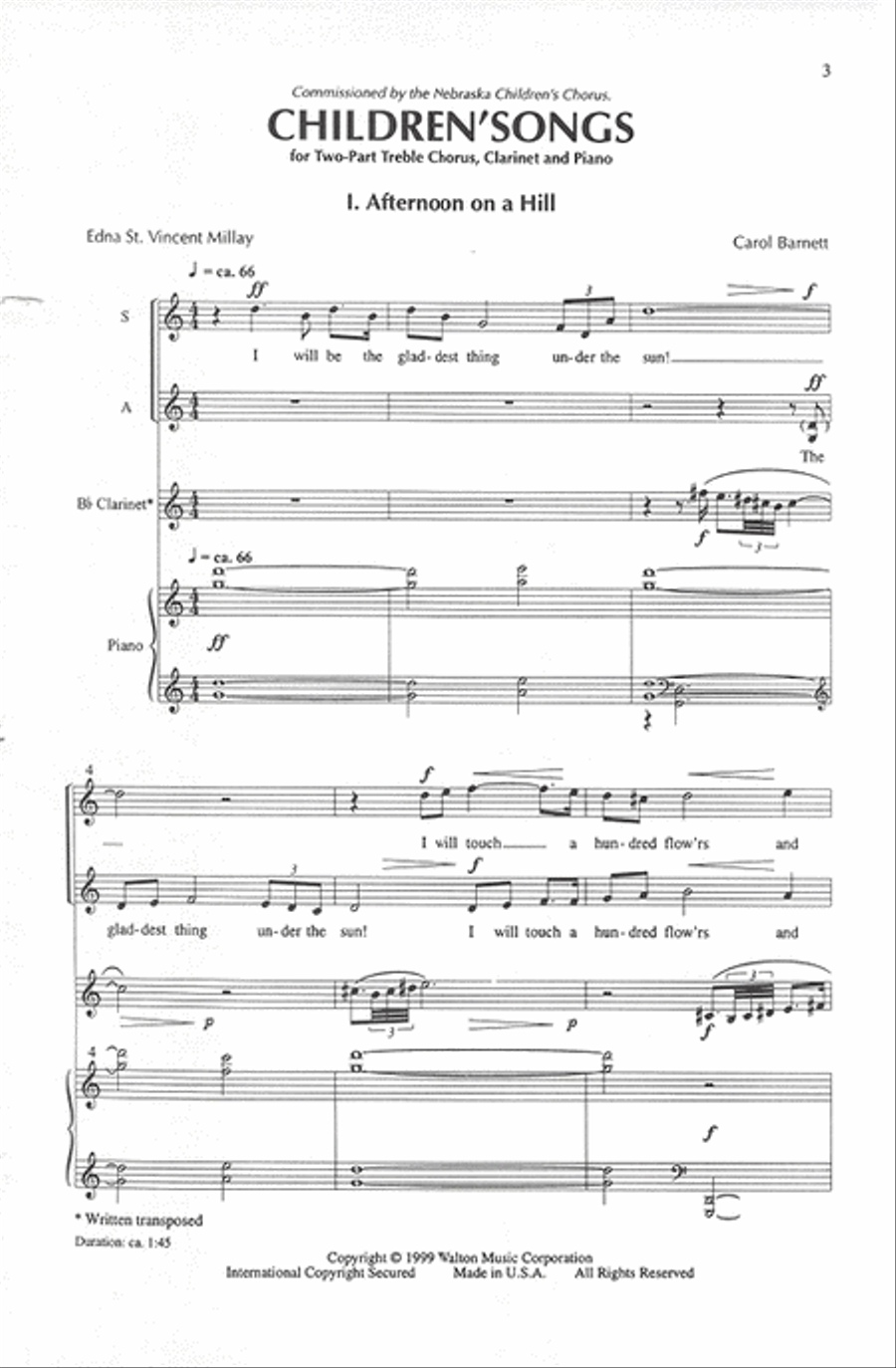 Children'Songs Children'Songs 2-Part scores gallery preview page 2