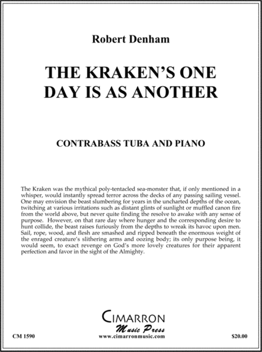 The Kraken's One Day is as Another Tuba scores gallery preview page 1