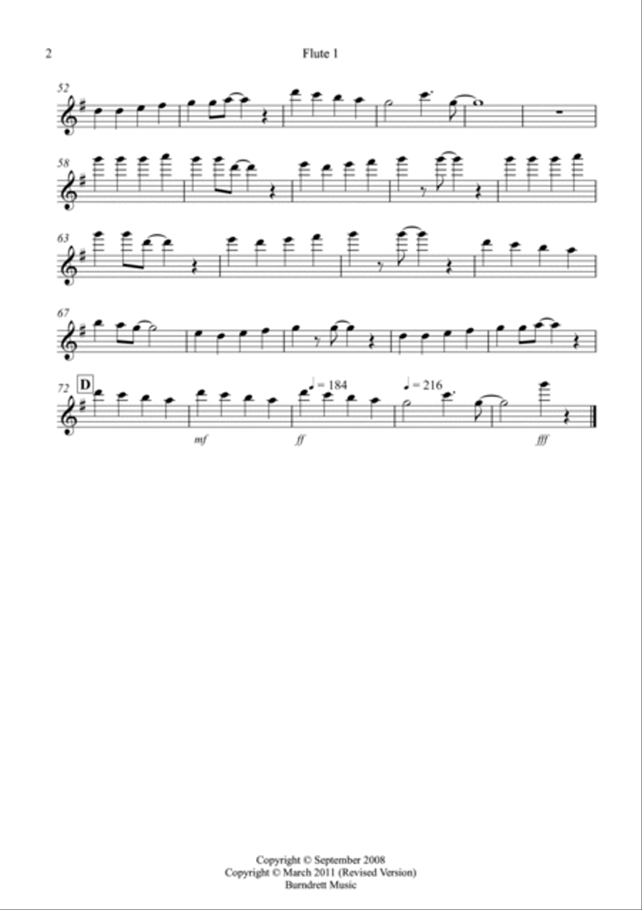 Good King Wenceslas (Jazzy Style!) for flute Quartet Good King Wenceslas (Jazzy Style!) for flute Quartet Flute Quartet scores gallery preview page 6