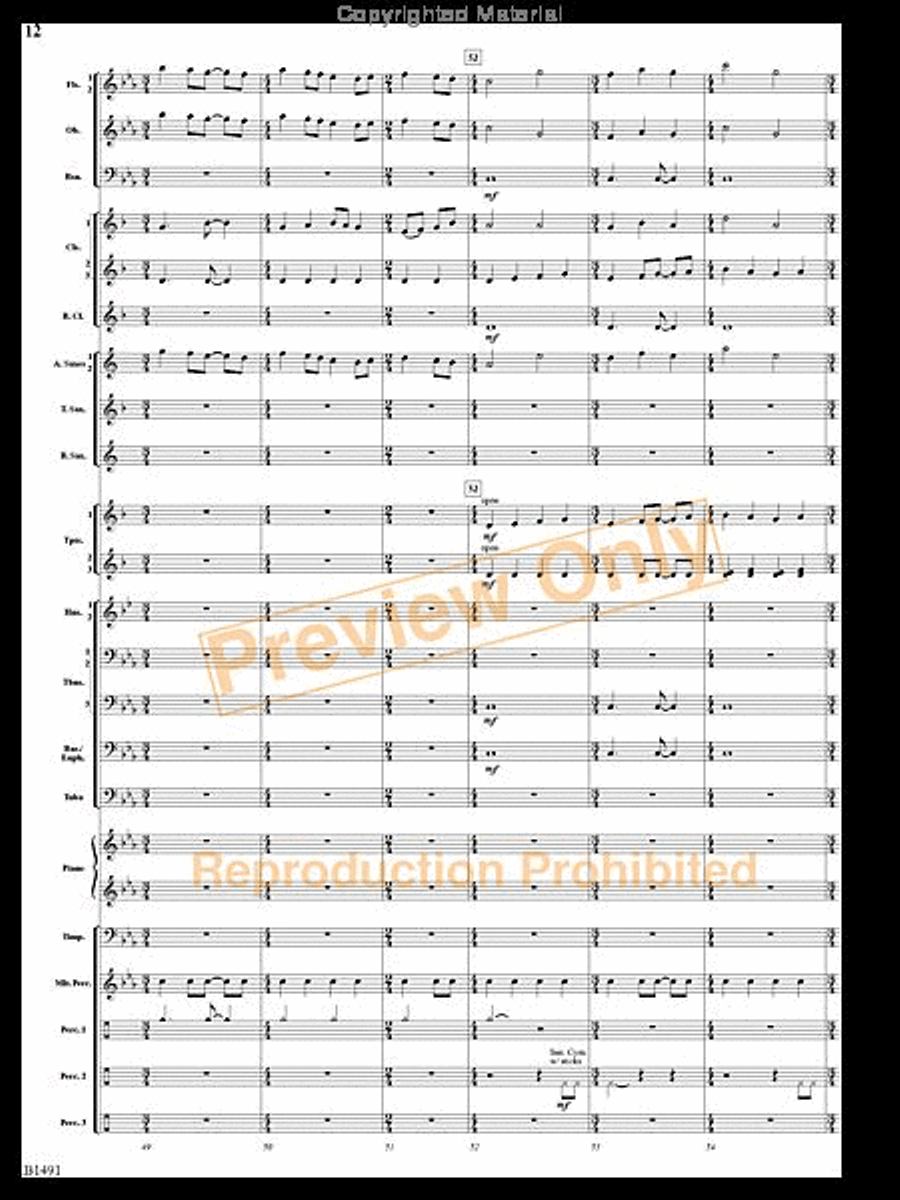 Nevermore Concert Band scores gallery preview page 11