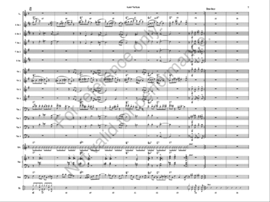 Almost The Blues Jazz Ensemble scores gallery preview page 9
