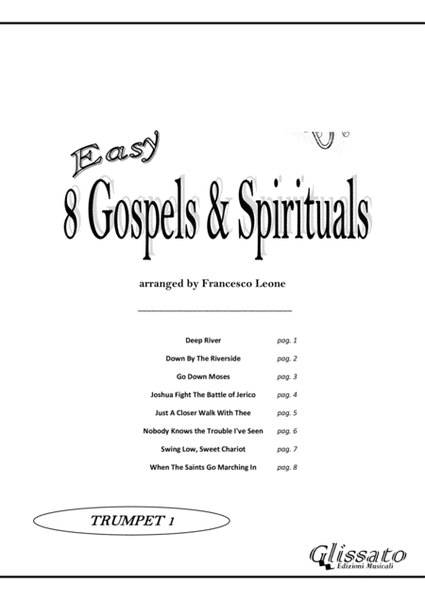 8 Gospels & Spirituals - Trumpet quartet (parts) image number null
