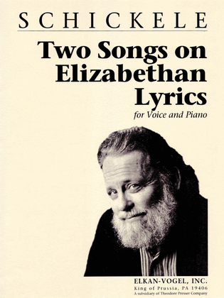 Book cover for Two Songs On Elizabethan Lyrics