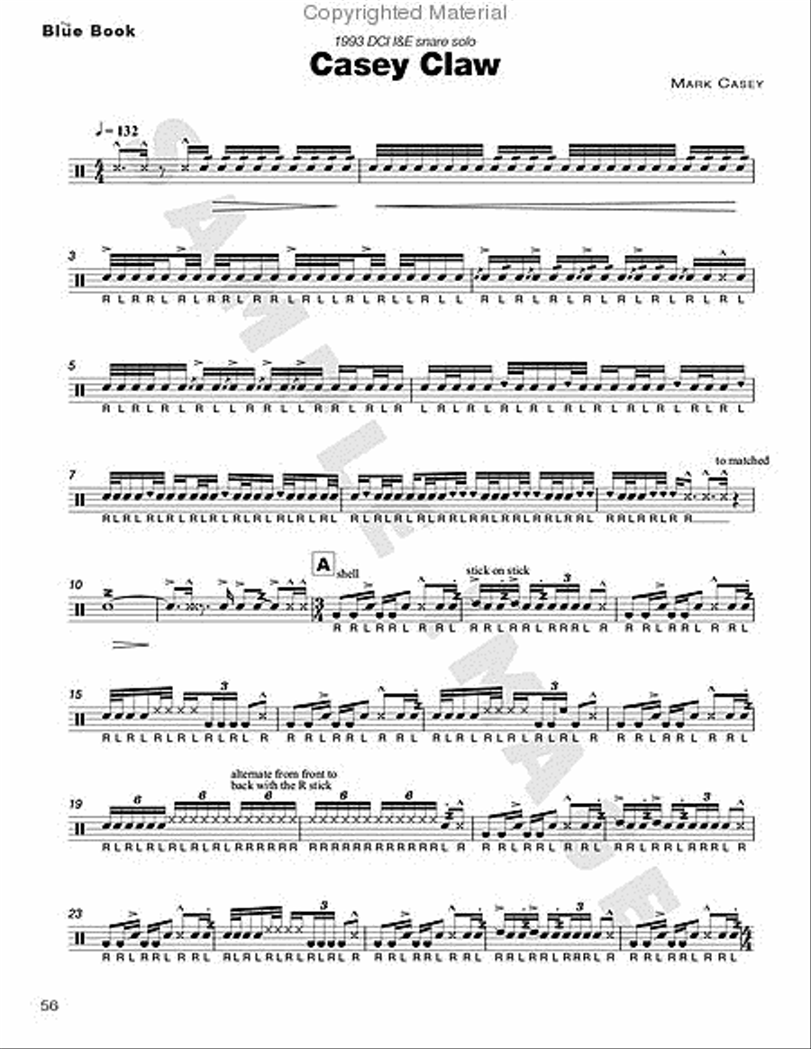 Blue Book, The Percussion scores gallery preview page 8