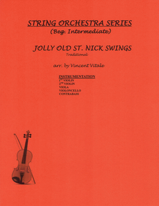 Book cover for JOLLY OLD ST. NICK SWINGS (early intermediate)