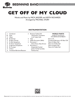 Book cover for Get Off of My Cloud: Score