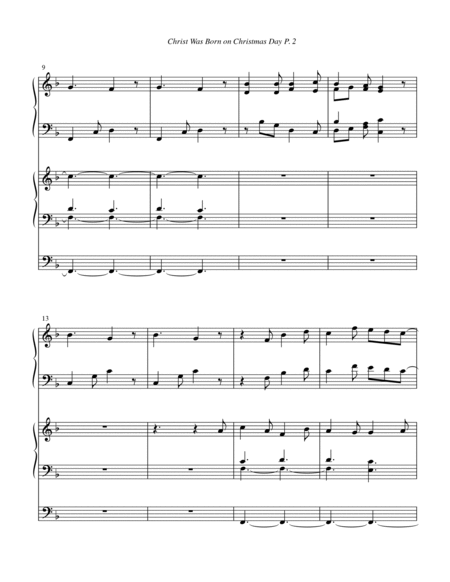 Christ Was Born on Christmas Day--Piano/Organ Duet.pdf image number null