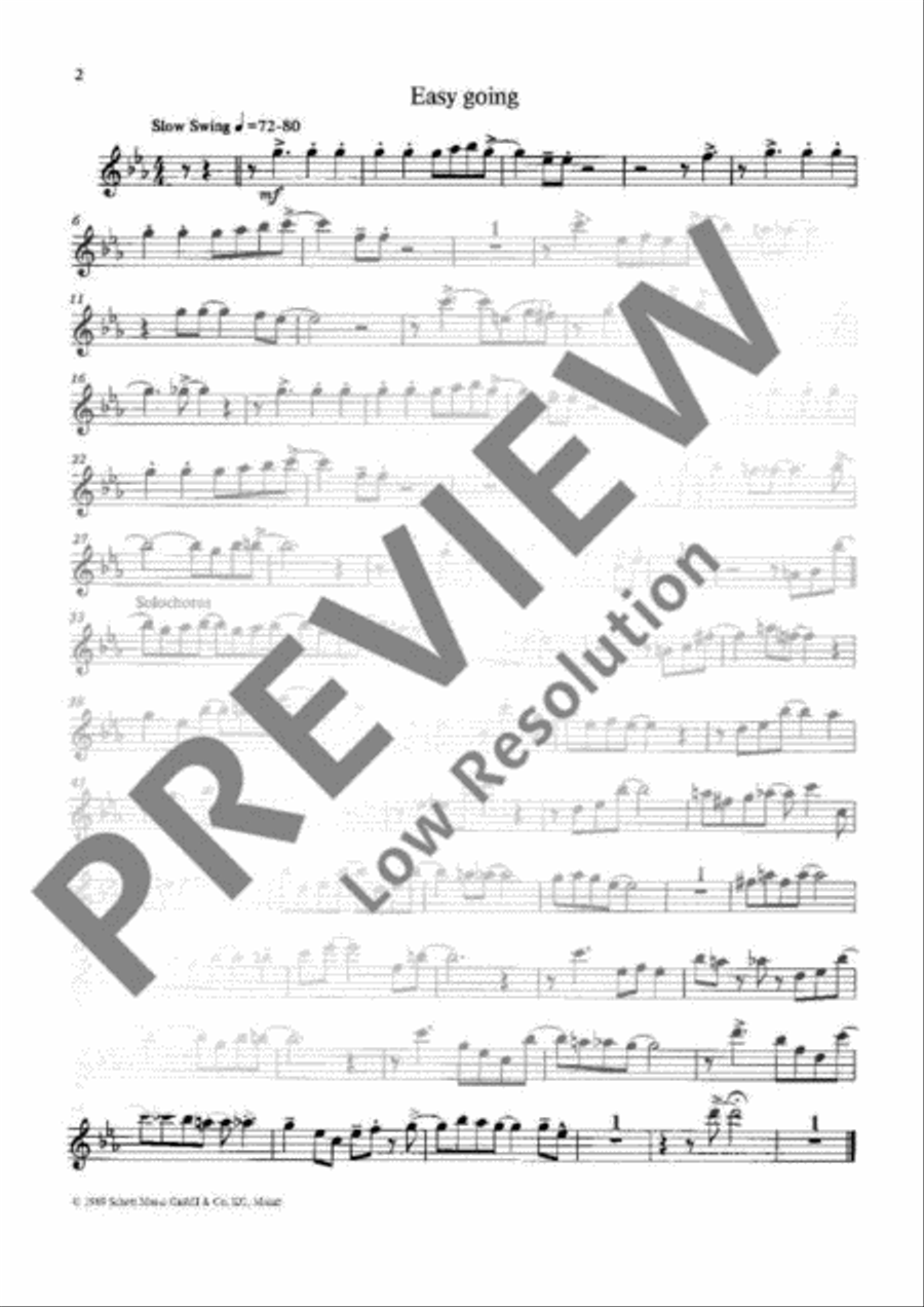 Play Swing for instrumental groups Guitar Ensemble scores gallery preview page 4