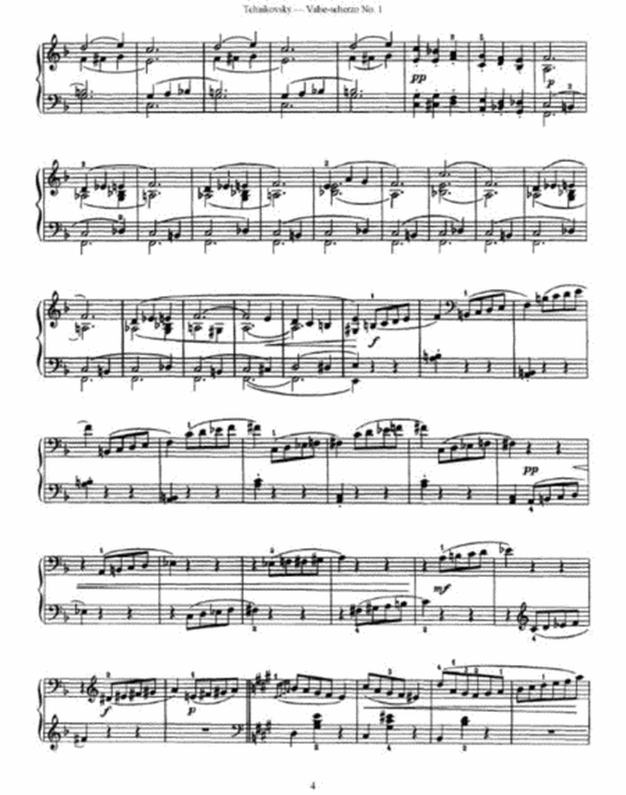 Peter Tchaikovsky - Valse-scherzo No. 1