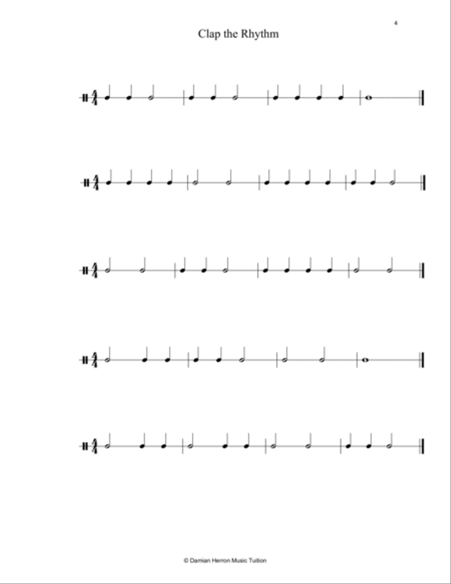 Piano Music Theory Worksheets for Early Beginner. Level 1 Piano Method scores gallery preview page 5