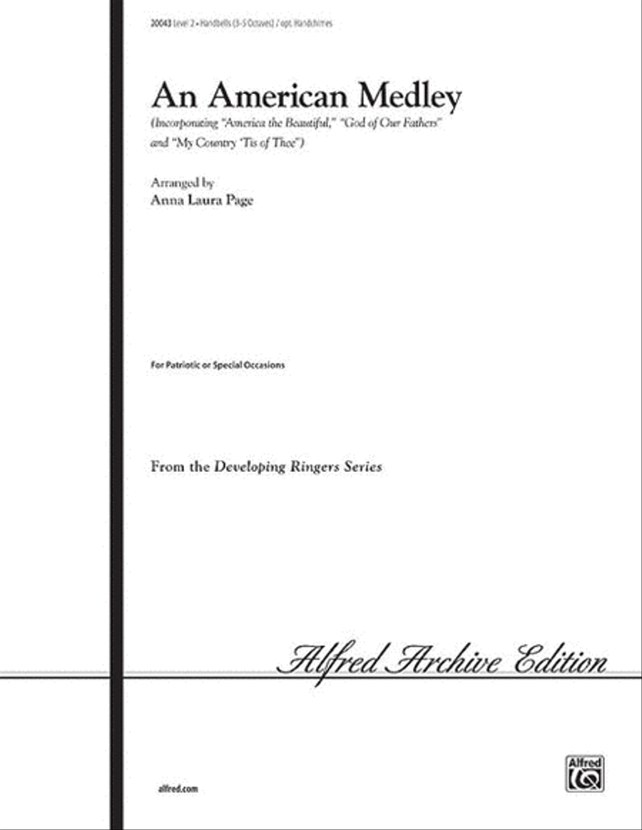 An American Medley An American Medley Handbell Choir scores gallery preview page 1