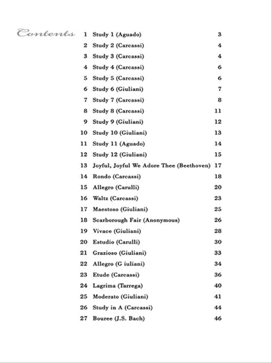 39 Progressive Solos for Classical Guitar Acoustic Guitar scores gallery preview page 2