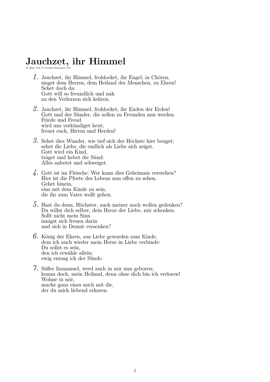 Jauchzet, ihr Himmel (Gotteslob 251) Piano Method scores gallery preview page 3