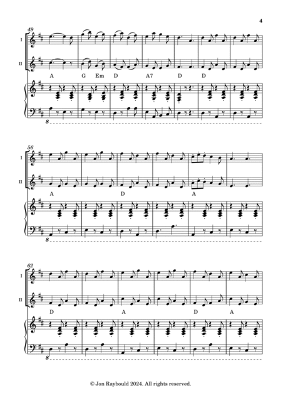 3 Postcards from Ireland 3 Postcards from Ireland Flute Duet scores gallery preview page 4