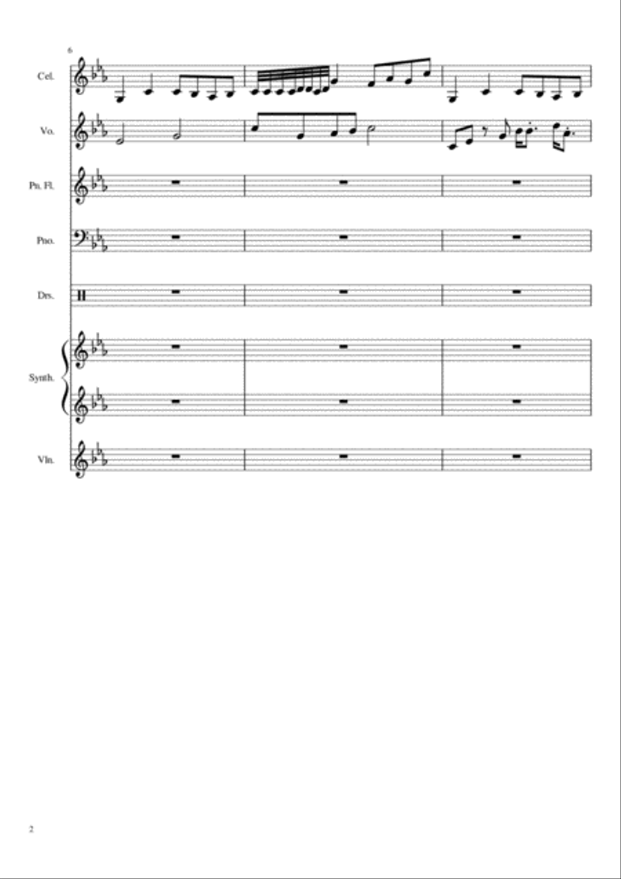 BarunSadandExcitedMusicForFilm Small Ensemble scores gallery preview page 2