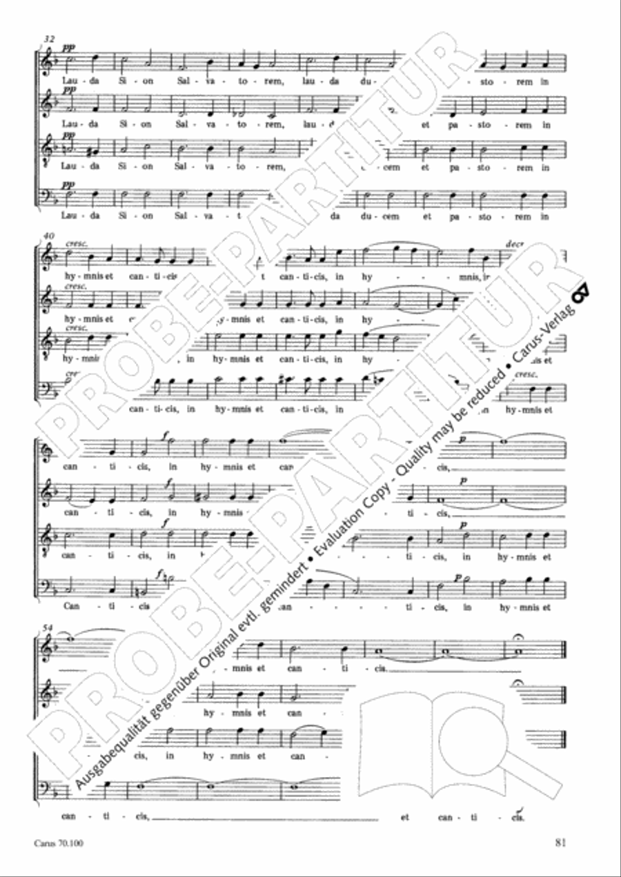 Geistliches Chorbuch der Romantik Choir scores gallery preview page 82