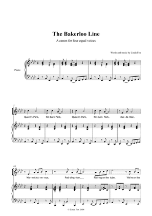The Bakerloo Line . A Round for four voices