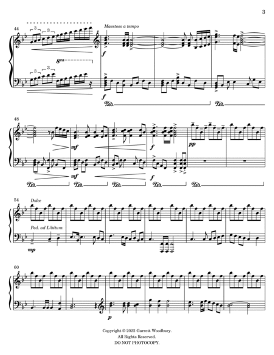 Highland Dances Piano Solo scores gallery preview page 3