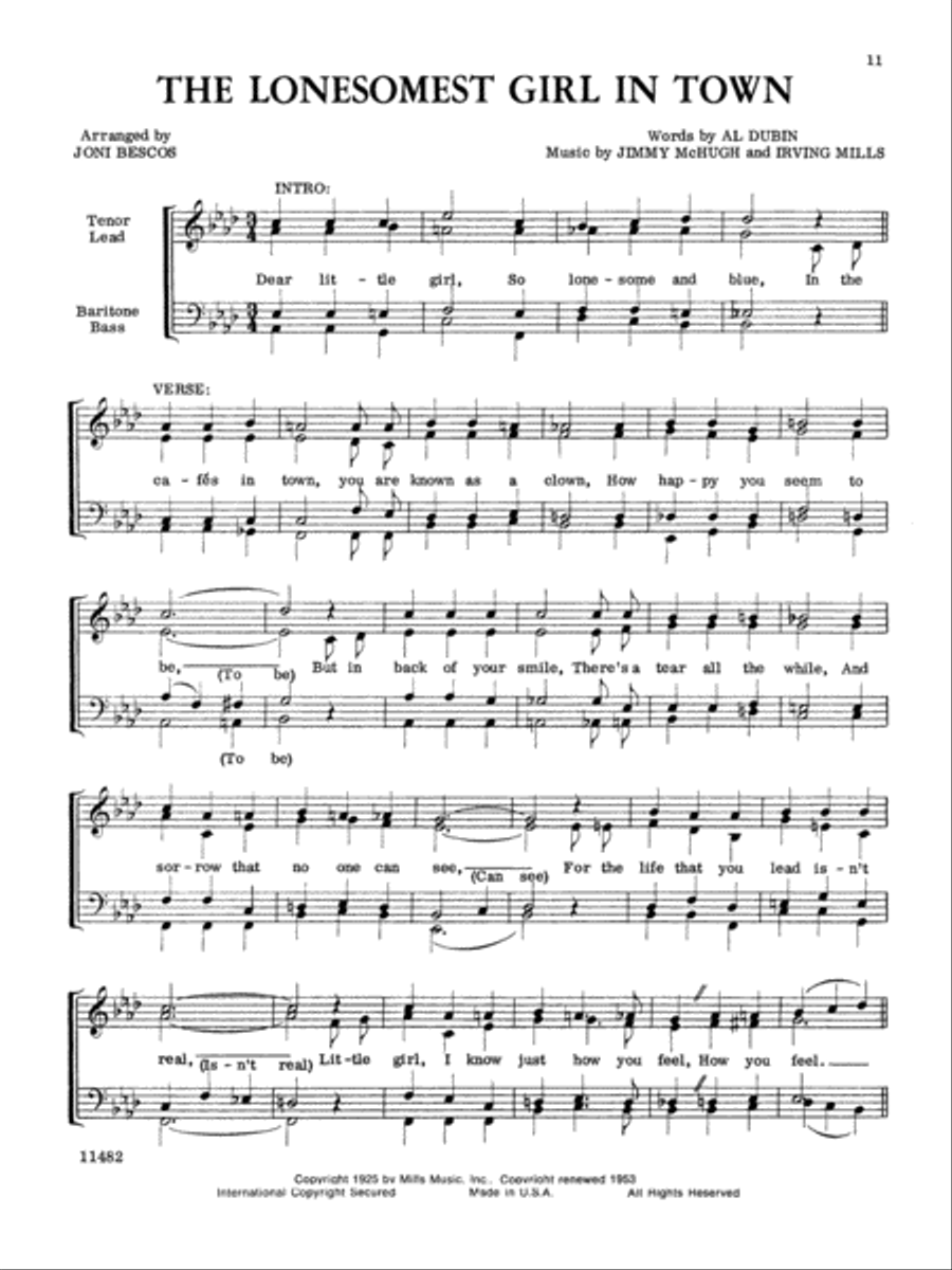 Sweet Adeline Music Makers TTBB scores gallery preview page 7
