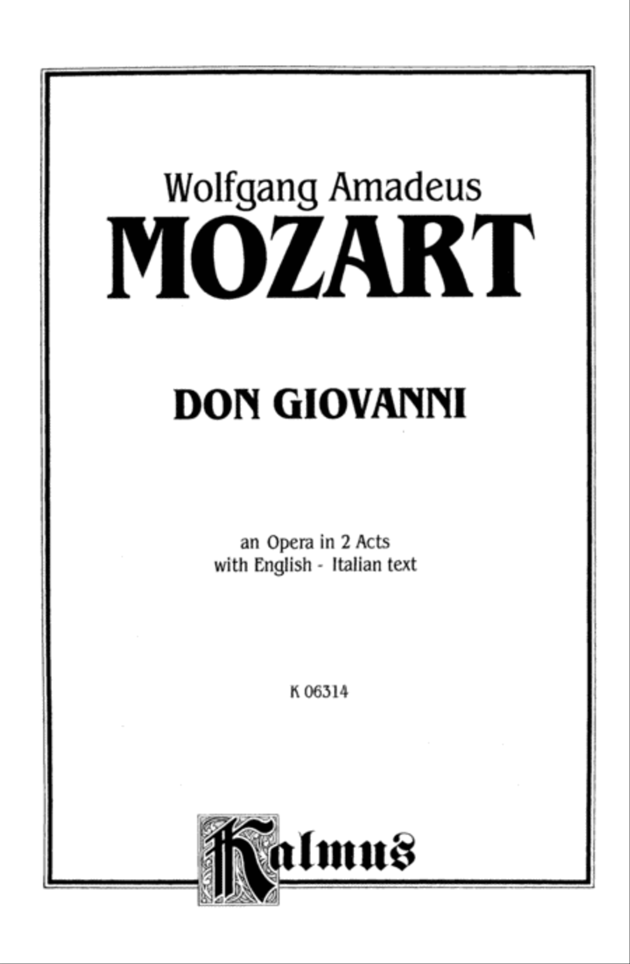 Don Giovanni Don Giovanni Voice scores gallery preview page 2
