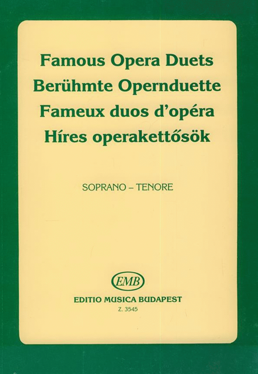 Berühmte Opernduette+C3954 Sopran und Tenor