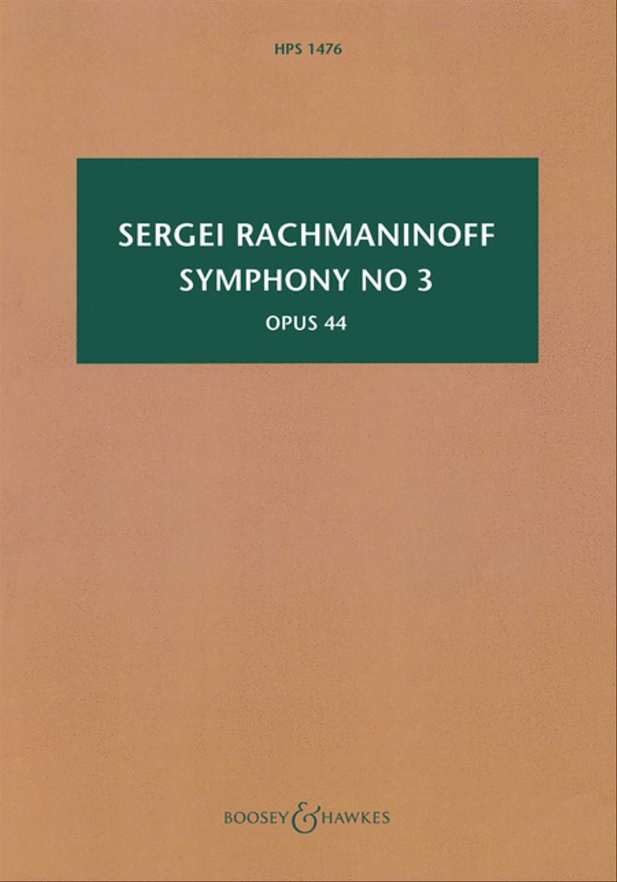 Symphony No. 3, Op. 44 Symphony No. 3, Op. 44 Orchestra scores gallery preview page 1