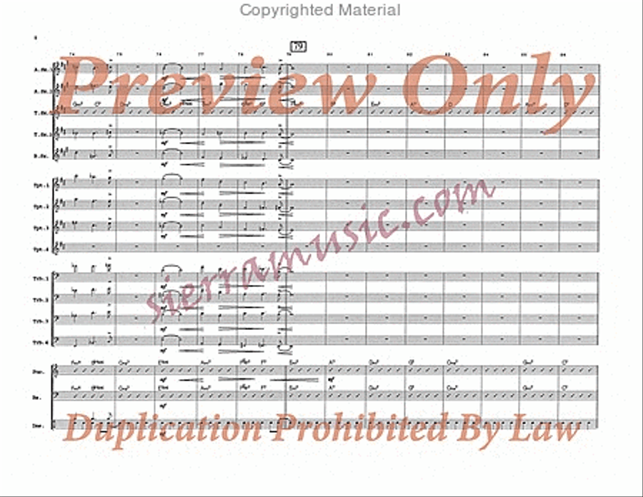 After You've Gone Big Band scores gallery preview page 9
