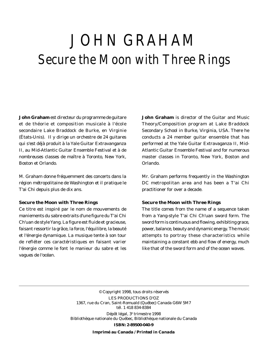 Secure the Moon with Three Rings