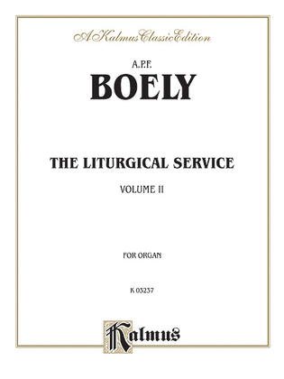 Book cover for Liturgical Service, Volume 2