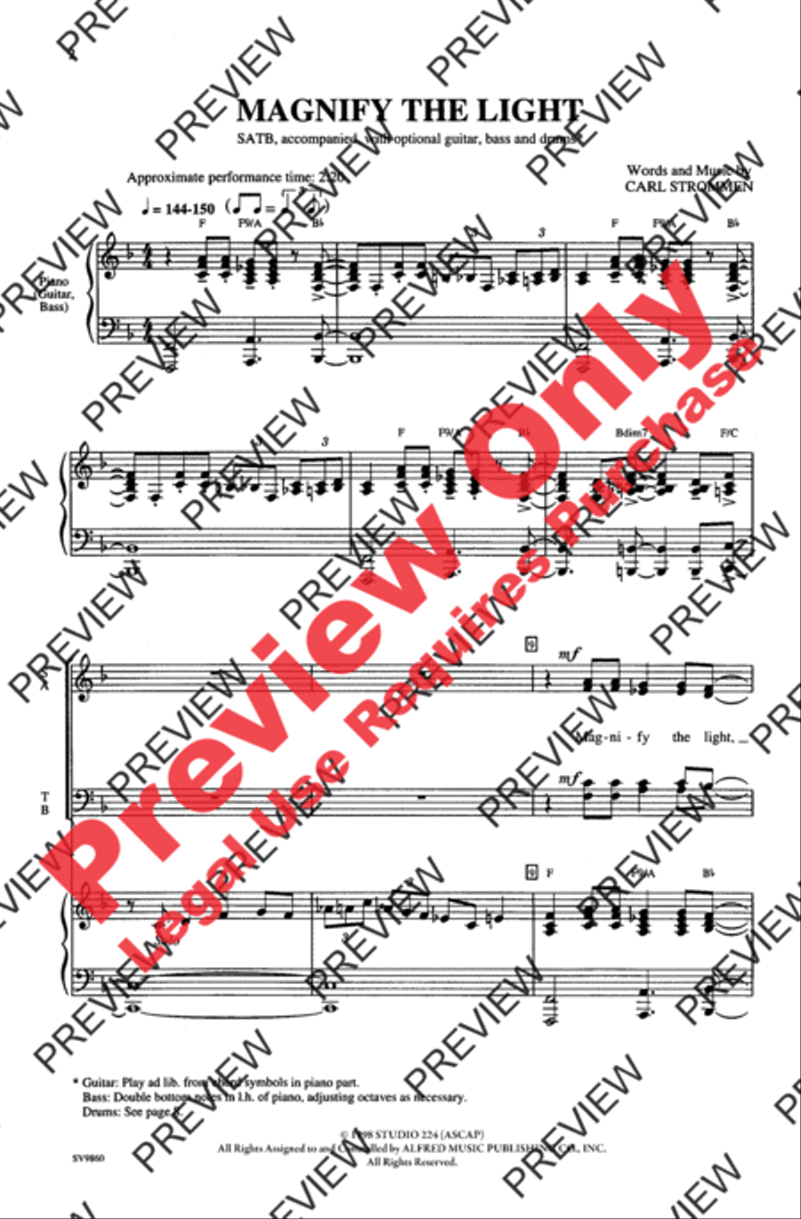 Magnify the Light 4-Part scores gallery preview page 2