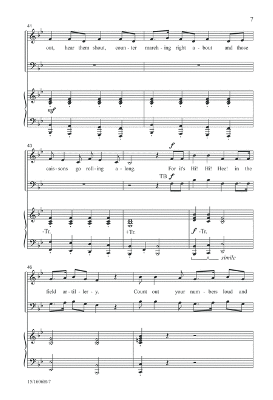 A Patriotic Salute A Patriotic Salute 4-Part scores gallery preview page 7