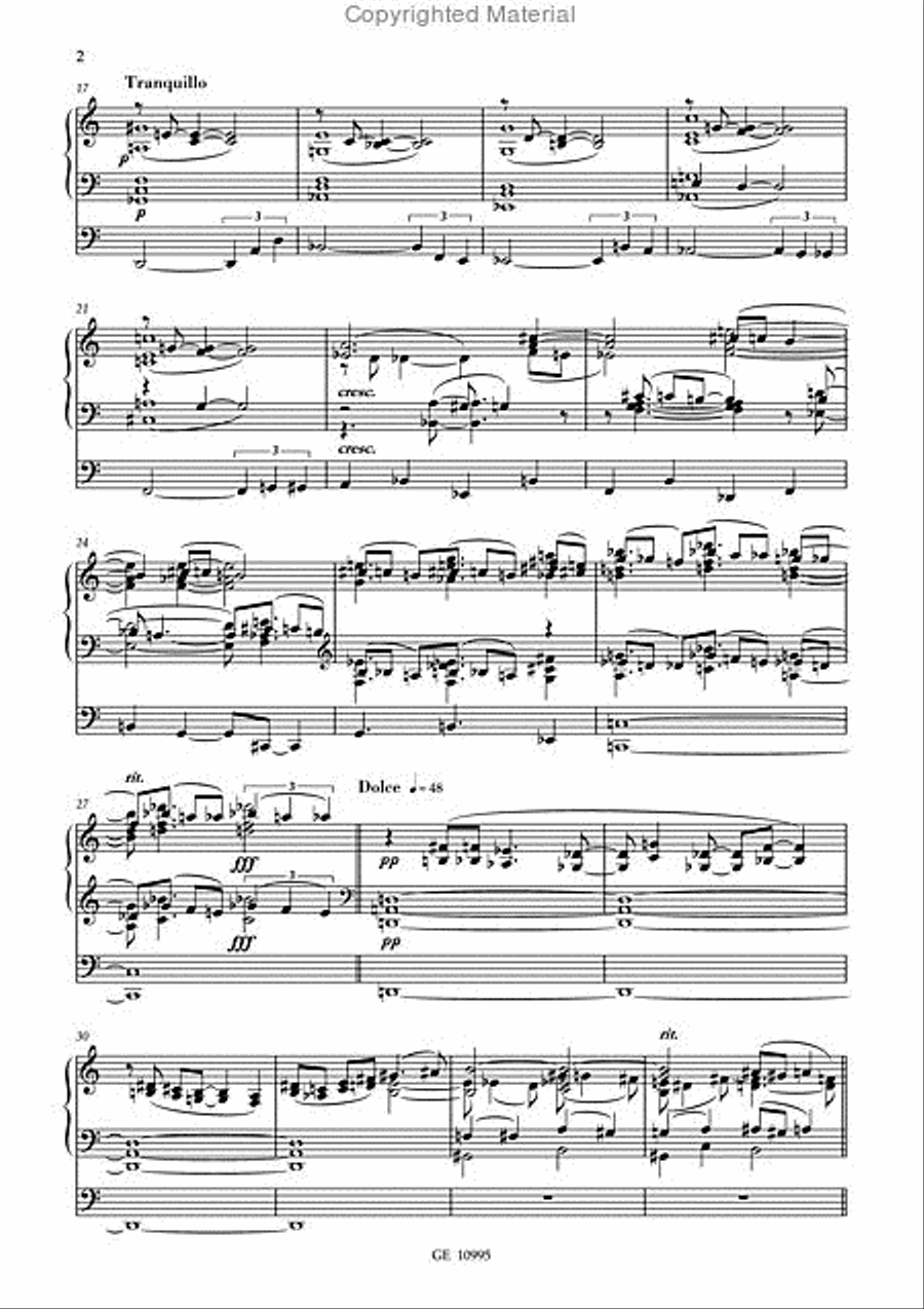 Chords and bells Chords and bells Organ Solo scores gallery preview page 3