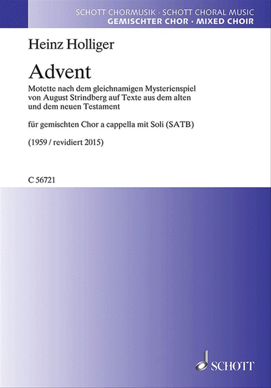 Advent 4-Part scores gallery preview page 1