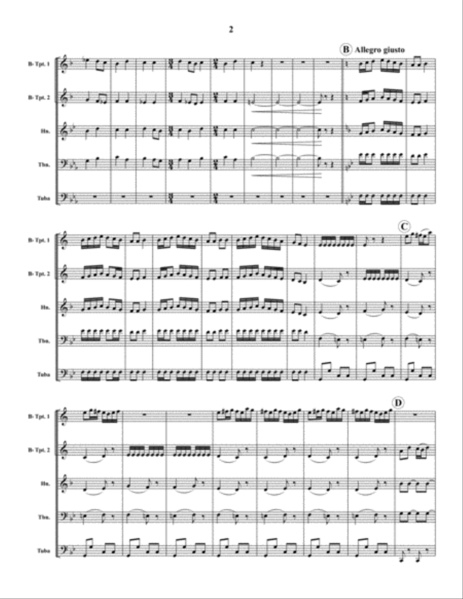 Scenes from Petrushka Scenes from Petrushka Brass Quintet scores gallery preview page 2