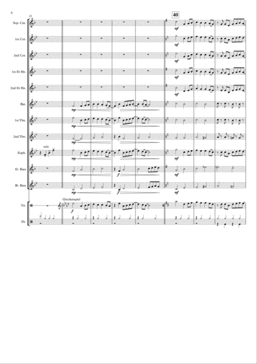 Firm Foundation (Brass Band Version) Brass Band scores gallery preview page 6