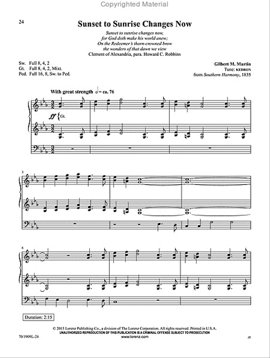 Hark! I Hear the Harps Eternal Harp scores gallery preview page 10