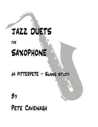 Book cover for PitterPete - saxophone duet