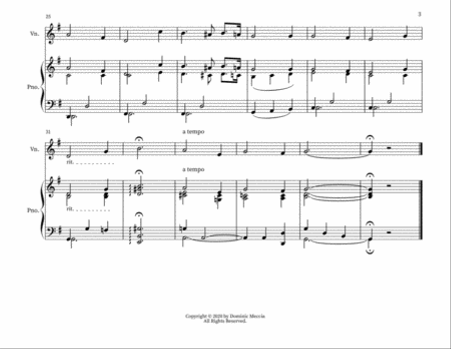 Till We Meet Again Violin Solo scores gallery preview page 3