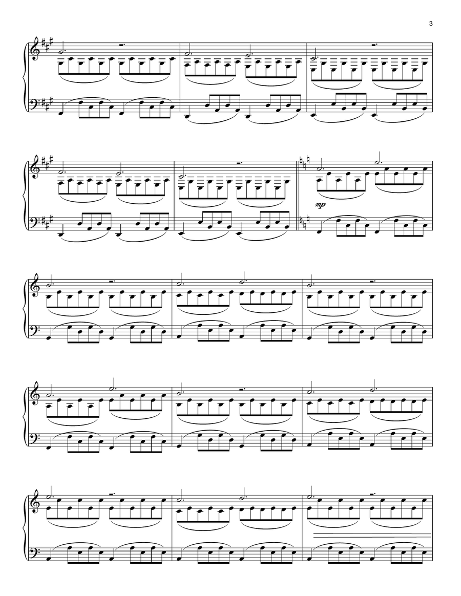 Poull Bojer Piano Solo scores gallery preview page 3