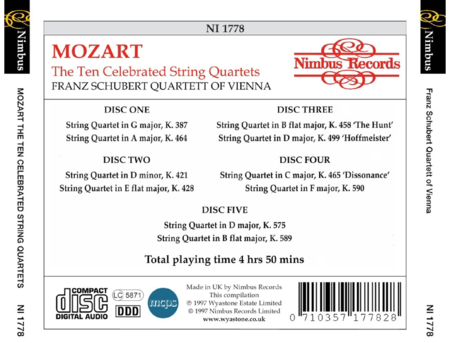 10 Celebrated String Quartets