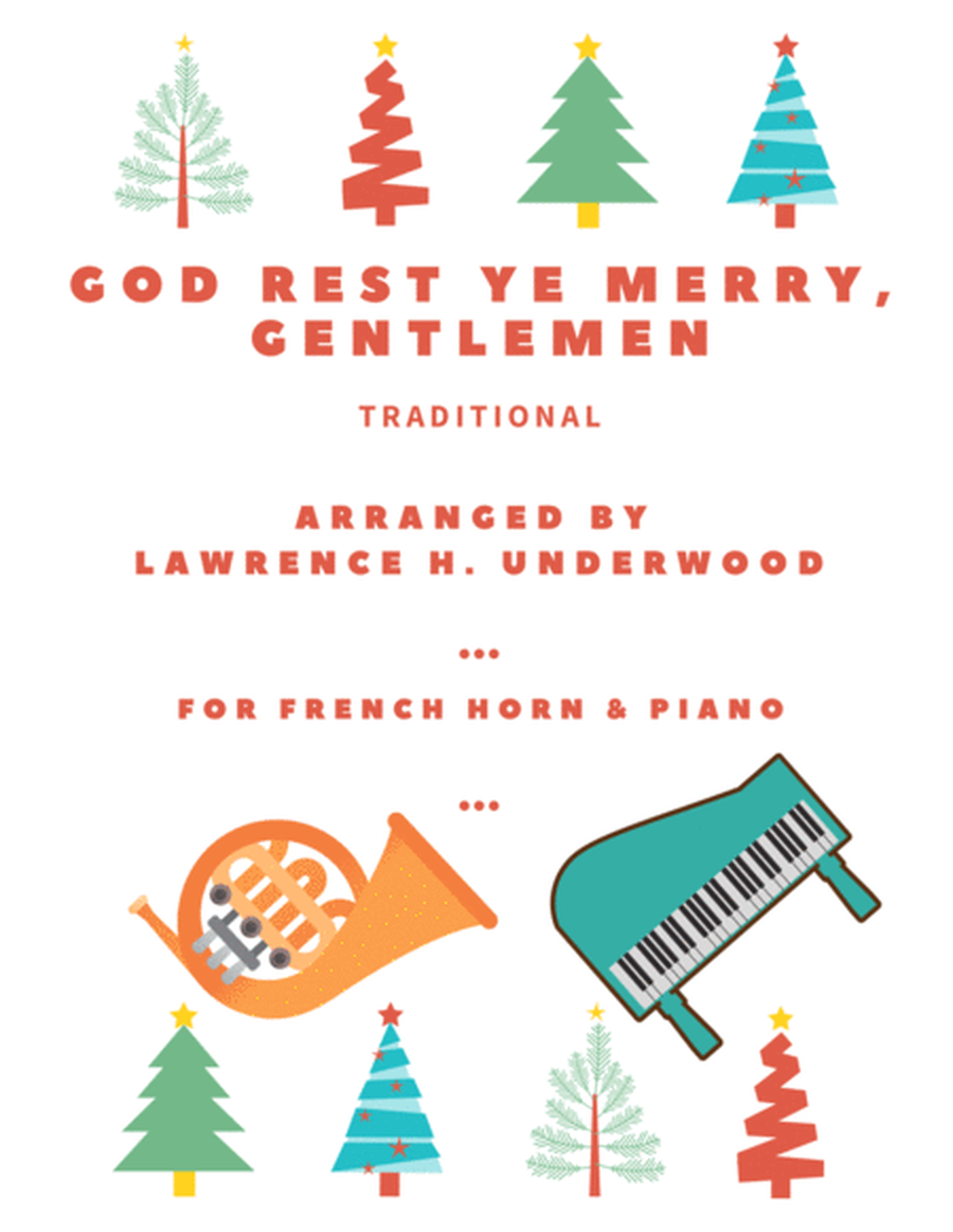 God Rest Ye Merry, Gentlemen for Solo French Horn image number null